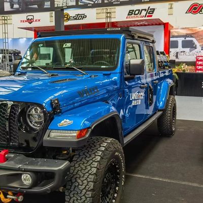 پوشش پودر سیاه جهانی GLADIATOR Pickup JT شلوار تخت برای بازارهای کشور