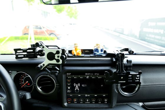 OEM ماشین نگهدارنده تلفن همراه براکت آلومینیوم آلیاژ برای JEEP