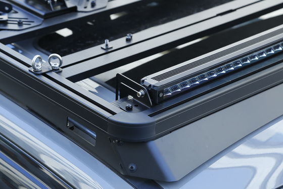JEEP LED Light Bar Bracket Roof Tray لوازم جانبی براکت های نصب لامپ آلومینیومی