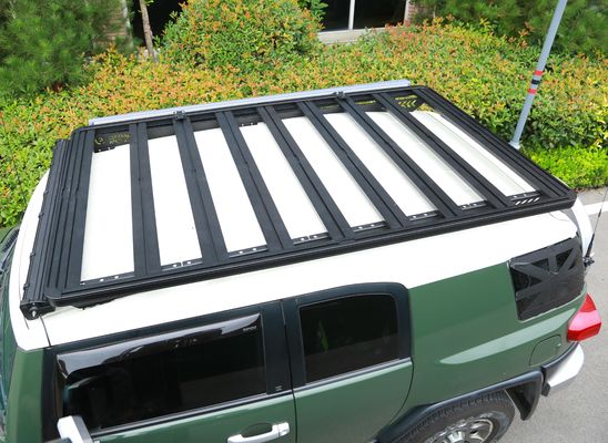 رَک سقف آلومینیوم برای FJ Cruiser 4x4 قطعات اتومبیل سبک وزن