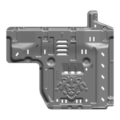 طبیعت سطح سیاه چاپ فرآیند آلومینیوم آلیاژ انتقال صفحه اسکید برای JeepJL