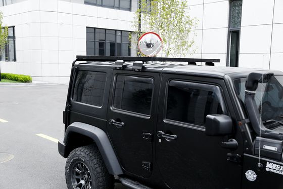 به طور موثر گسترش Jeep JK خود را با پلت فرم سقفی راک پوشیده با پودر سیاه