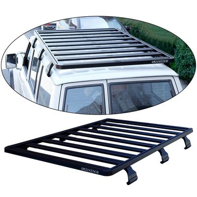 قفسه سقف آلومینیوم آلیاژ برای دور جاده 4x4 لوازم جانبی در سقف خودرو اصلاح