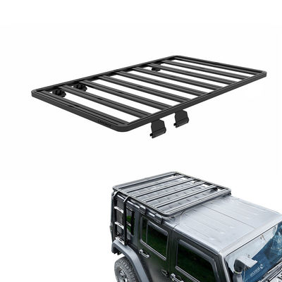 JEEP JK 4X4 در خارج از جاده ماشین قفسه سقف آلومینیوم آلیاژ سیاه با دستورالعمل نصب