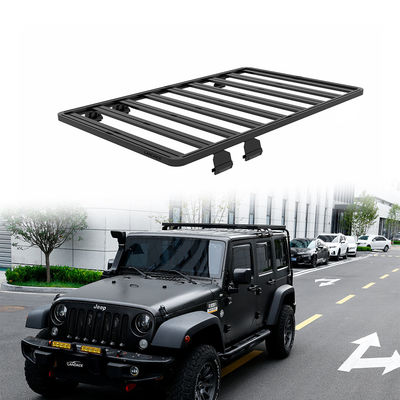 JEEP JK 4X4 در خارج از جاده ماشین قفسه سقف آلومینیوم آلیاژ سیاه با دستورالعمل نصب