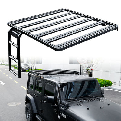 JEEP JK 4X4 در خارج از جاده ماشین قفسه سقف آلومینیوم آلیاژ سیاه با دستورالعمل نصب