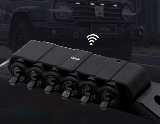 پانل کنترلی کنترلی Universal Car Aluminum Alloy 6 Gang On-Off برای کاربرد گسترده