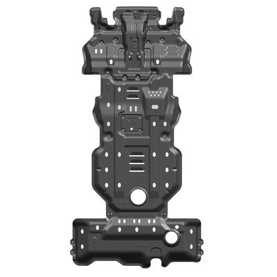 صفحه کجروی سیاه برای پوشش موتور تویوتا 4Runner و حفاظت از کیف انتقال