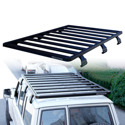 سینی پلت فرم آلومینیوم آلیاژ برای تویوتا Y60 Offroad 4x4 سقف قرار دادن قفسه چمدان