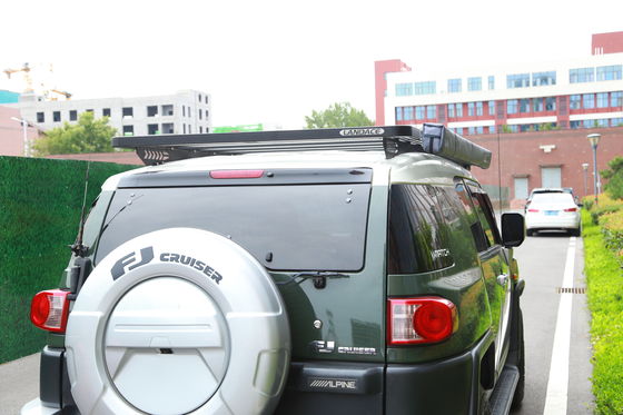 ۱۸۹x۱۲۲x۳۰ E-coat Powder Coat Universal Aluminium Alloy Roof Rack برای وسایل نقلیه جاده ای