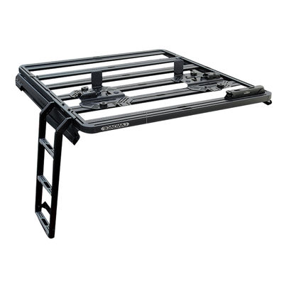لوگو لانداس نردبان سقف تاشو سیاه برای WranglerJK WranglerJL 833*400*261 میلی متر