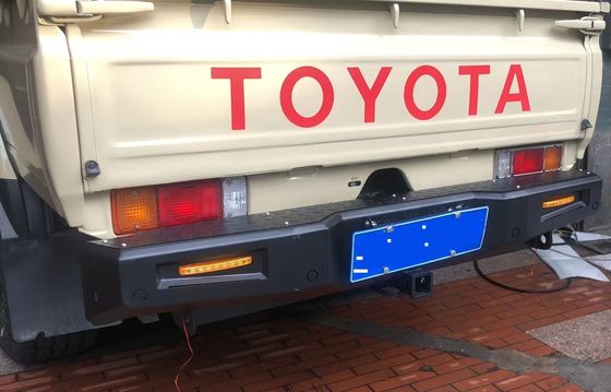 TOYOTA TRUCK LC79 لوازم جانبی باپر عقب در سیاه با مواد فولادی و لوازم جانبی