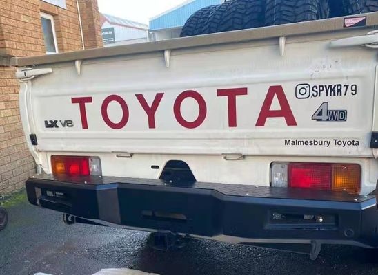 TOYOTA TRUCK LC79 لوازم جانبی باپر عقب در سیاه با مواد فولادی و لوازم جانبی
