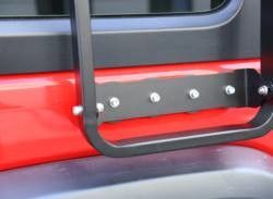 Jeep Wrangler JL JK Q235-8 مشکی 4x4 وسیله نقلیه ارتفاع پله های جانبی نردبان دیواری جانبی