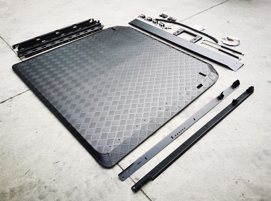 سیاه 4x4 پیکاپ فلات Canopy آلومینیوم Hard Lid Tonneau Cover برای تویوتا تاکوما 5 سال