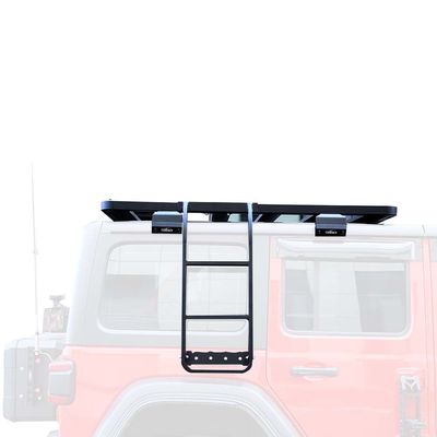 نردبان جانبی فولاد ضد زنگ سیاه با سبک و کاربردی برای Jeep Wrangler