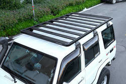 الکتروفورز و پوشش پودری آلومینیوم آلیاژ Universal Roof Rack برای تویوتا LC76