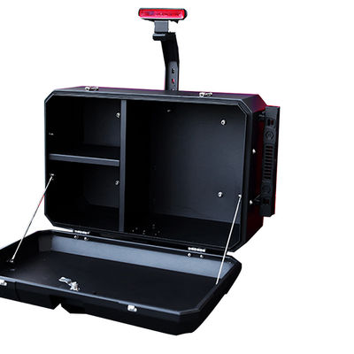BJ40 مشکی سفارشی آلومینیوم آلیاژ پشت در کنار درب خارج جعبه ذخیره سازی کمپینگ Tailgate