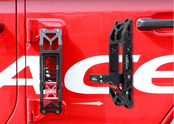 2018-2022 Wrangler نقره سیاه تاشو ماشین درب جانبی پا پدال لگ پشتیبانی قدم جانبی
