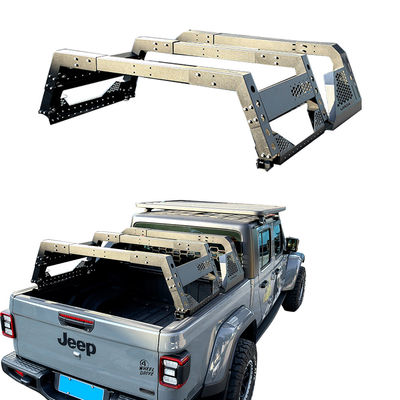 نقره ای و سیاه 4x4 قطعات اتوماتیک بستر ریک پایه ماژولار برای فورد راپتور پیکاپ کامیون
