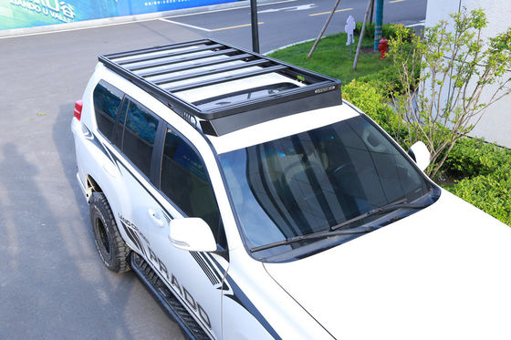 سبد سقف آلومینیوم آلیاژ برای تویوتا Fortuner 150 * 142 * 5 اندازه پودر پوشش پایان