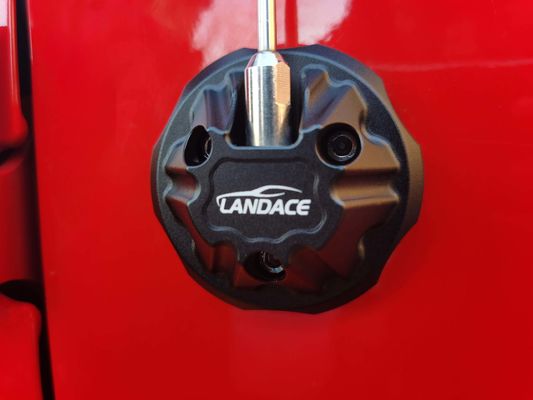 ۷۴*۷۴*۳۰ میلی متری آلومینیوم سیاه پوشش پایه آنتن اصلی برای جیپ Wrangler JL JK