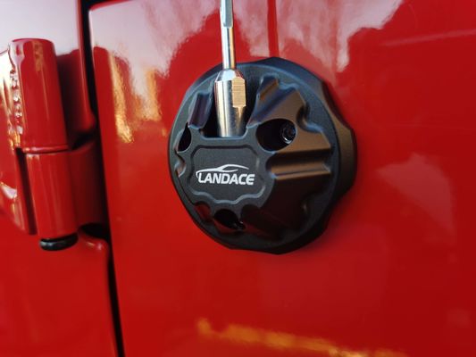 ۷۴*۷۴*۳۰ میلی متری آلومینیوم سیاه پوشش پایه آنتن اصلی برای جیپ Wrangler JL JK