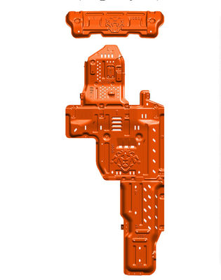 5 میلی متر ضخامت آلومینیوم نارنجی مجموعه Wrangler JL پلاک 19 برای عملکرد جاده ای