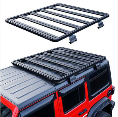 قفسه سقف آلومینیوم برای Jeep Wrangler فرآیند برش لیزر پوشش پودری UV پایدار