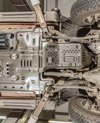 پودر سیاه پوشش Wrangler JL لوله خروجی صفحه اسکید سفارشی سال 2018-2019