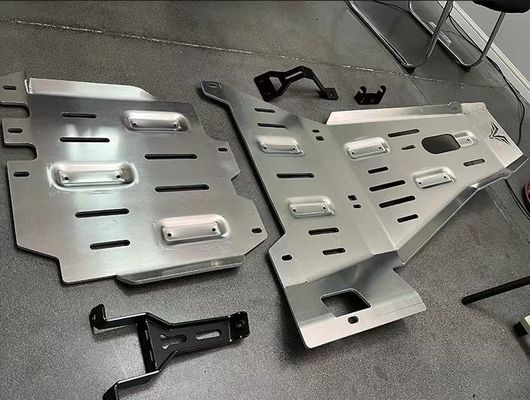 1810 * 870 * 8mm Off Road آلومینیوم آلیاژ زیر موتور پوشش گل فلاپ محافظ اسکید پلی برای JEEP Wrangler JL JK