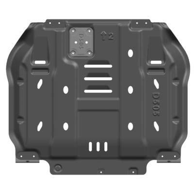 لوگو سفارشی صفحه اسکید محافظ پایین برای Dodge Ram 2019 4-RUNNER TRUCK نصب آسان