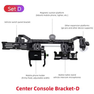 نصب تلفن آلومینیوم آنیز سخت برای Jeep Wrangler JL JK Center Dash Console