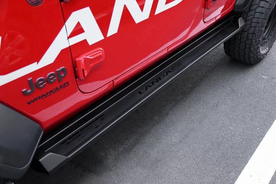 Jeep Wrangler JL JK Side Step Pedal Running Board با پوشش پودری آلومینیوم آلیاژ