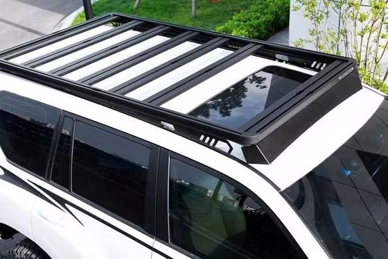 قفسه های سقف اتومبیل خورشیدی آلومینیوم جهانی برای TOYOTA LAND CRUISER Prado 150 OEM سیاه