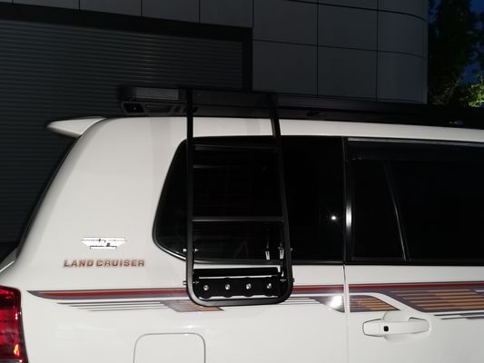 آلومینیوم سیاه یونیورسال TOYOTA LAND CRUISER LC200 قفسه های سقف ماشین بلند با سقف
