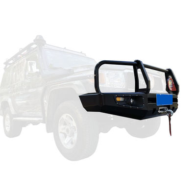 تویوتا LC79 باپر عقب با حامل لاستیک هولدر جریکان Winch Bull Bar باپر جلو