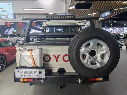 تویوتا LC79 باپر عقب با حامل لاستیک هولدر جریکان Winch Bull Bar باپر جلو