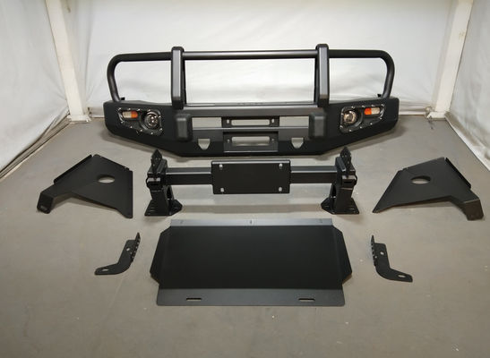 3.0-5.0mm ضخامت تویوتا 4Runner Winch Bull Bar پیشاپیش با نگهدارنده جیریکان