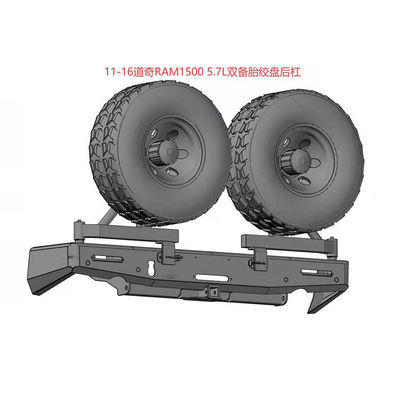 DONGE RAM 4x4 لوازم جانبی اتوماتیک وینچ بافنده عقب با حامل لاستیک و نگهدارنده جیریکان