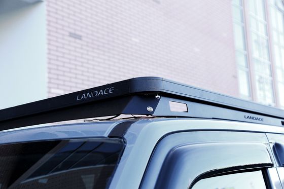 لوگو لانداس 4x4 وسایل نقلیه لوازم جانبی خارجی آلومینیوم Wind Fairing Roof Rack Tray Platform Luggage Bracket For Tank 300 BLACK