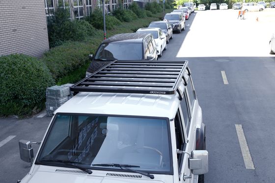 استوار و ماندگار آلومینیوم تخت سقف قفسه حمل و نقل کالا حامل چمدان برای NISSAN Y60