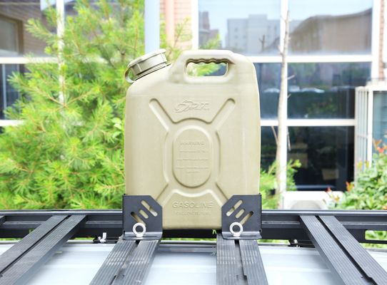 سیاه 102*100*103mm 4x4 وسایل نقلیه لوازم جانبی خارجی قطعات فلزی بطری حامل روغن بطری براکت