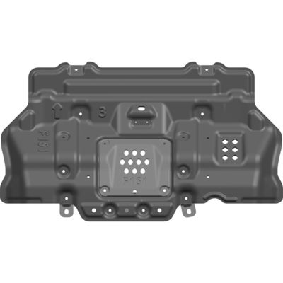 مدل ماشین تویوتا پرادو LC120 3D صفحه اسکید برای مخزن سوخت و کیف انتقال