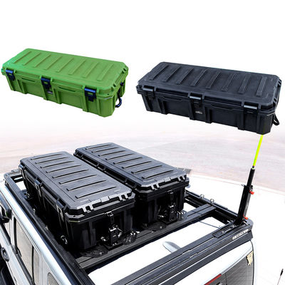 110L 116QT فولاد ضد زنگ جعبه سقف کار سنگین جعبه ابزار ذخیره سازی با براکت گسترش