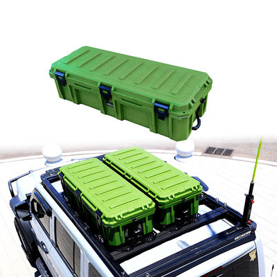 110L SUV Off-Road Pcik-Up جعبه ابزار ماشین جعبه ذخیره سازی جعبه سقف ماشین مقاوم L1200*W470*H325 mm
