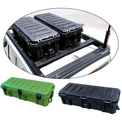 110L SUV Off-Road Pcik-Up جعبه ابزار ماشین جعبه ذخیره سازی جعبه سقف ماشین مقاوم L1200*W470*H325 mm