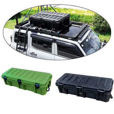 110L SUV Off-Road Pcik-Up جعبه ابزار ماشین جعبه ذخیره سازی جعبه سقف ماشین مقاوم L1200*W470*H325 mm