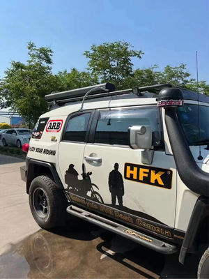 شستشوی جاده ای آلومینیومی با پوشش پودر سیاه 4WD بالا برای کمپینگ