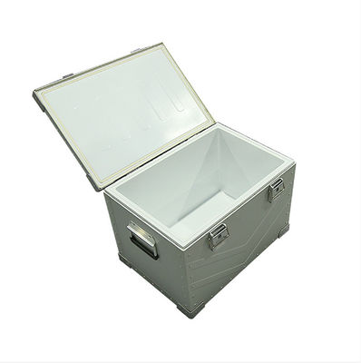 پودر نقره ای پوشیده 4x4 خودروهای جاده ای آلومینیوم آلیاژ کامیون تخت جعبه ذخیره ابزار با کشو های کمپینگ جعبه تاشو